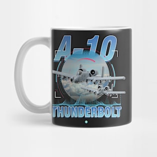 A10 Thunderbolt Close Air Support  Airforce Pilot Gift Modern Warbird Mug